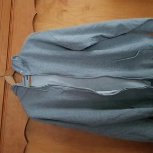 Used mens grey zip up hoodie